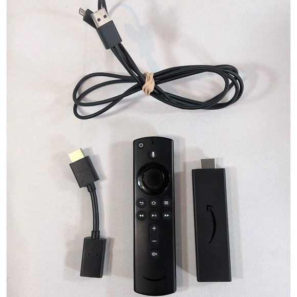 Original Amazon Fire TV Stick 4K 1st Generation Remote Black Reset E9L29Y TESTED - Picture 1 of 16